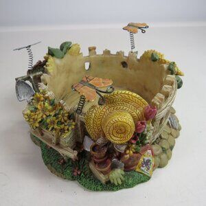 Garden Themed Votive w Sunflowers, Straw Hat, Birdhouse, Wheelbarrow, etc.